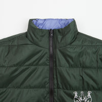 Butter Goods Jun Reversible Puffer Jacket - Army / Slate thumbnail