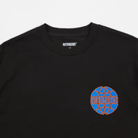 Butter Goods Keyline Worldwide Logo T-Shirt - Black thumbnail