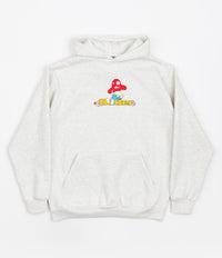 Butter Goods x The Smurfs Lazy Logo Hoodie - Ash Grey