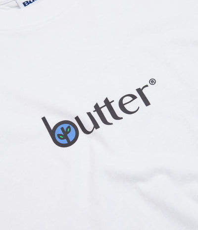 Butter Goods Leaf Classic Logo T-Shirt - White