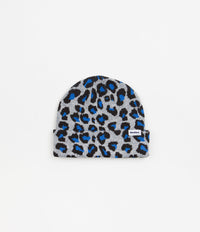 Butter Goods Leopard Beanie - Grey