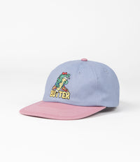 Butter Goods Martian Washed Cap - Blue / Mauve