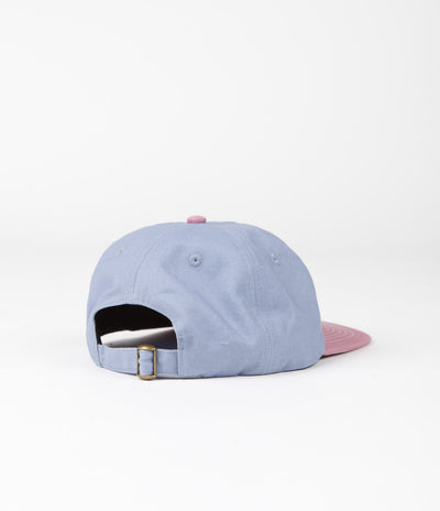 Butter Goods Martian Washed Cap - Blue / Mauve