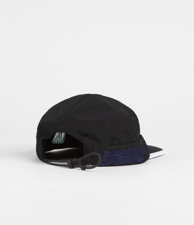 Butter Goods Mesh Pocket 5 Panel Cap - Black