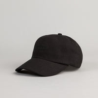 Butter Goods Milan Tonal 6 Panel Cap - Black thumbnail