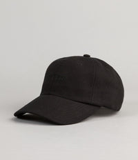 Butter Goods Milan Tonal 6 Panel Cap - Black