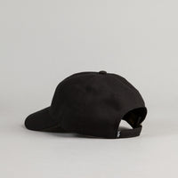 Butter Goods Milan Tonal 6 Panel Cap - Black thumbnail