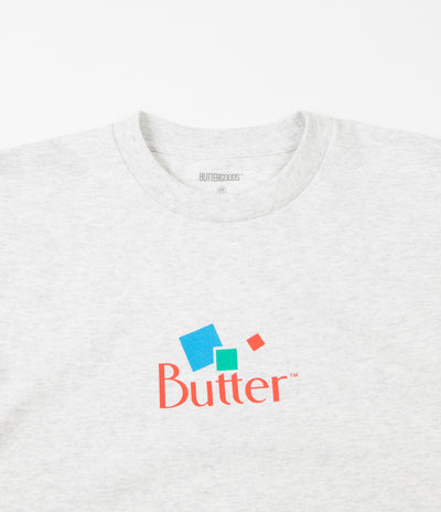 Butter Goods Mineral Classic Logo T-Shirt - Ash Grey