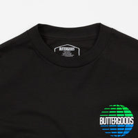 Butter Goods Multinational Logo T-Shirt - Black thumbnail