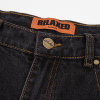 Butter Goods Mushroom Denim Pants - Washed Black thumbnail