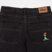 Butter Goods Mushroom Denim Pants - Washed Black thumbnail