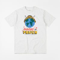 Butter Goods Music Is Power T-Shirt - Ash Grey thumbnail