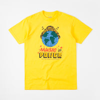 Butter Goods Music Is Power T-Shirt - Yellow thumbnail