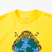 Butter Goods Music Is Power T-Shirt - Yellow thumbnail