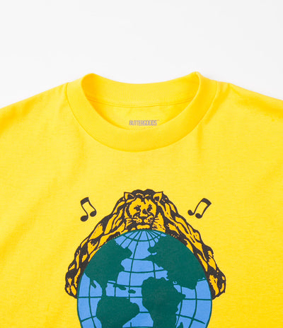 Butter Goods Music Is Power T-Shirt - Yellow