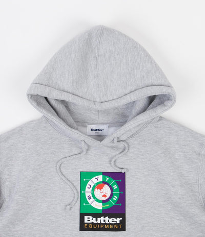 Butter Goods Navigate Hoodie - Heather Grey