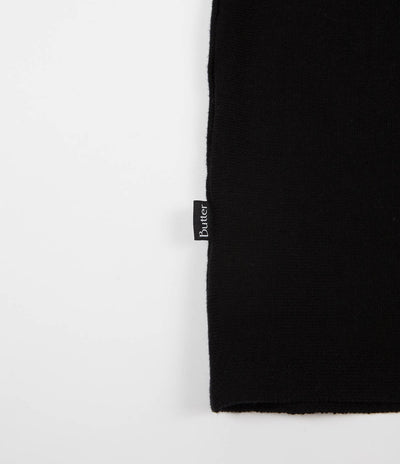 Butter Goods Newark Zip Polo Shirt - Black