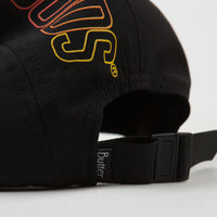 Butter Goods Outline 5 Panel Cap - Black thumbnail