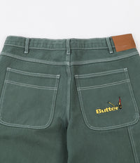 Butter Goods Overdye Denim Work Pants - Alpine | Flatspot