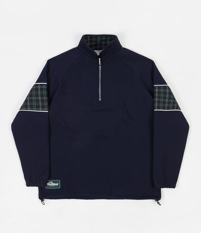 Butter Goods Park 1/4 Zip Pullover Jacket - Dark Navy