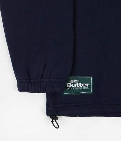 Butter Goods Park 1/4 Zip Pullover Jacket - Dark Navy