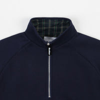 Butter Goods Park 1/4 Zip Pullover Jacket - Dark Navy thumbnail