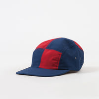 Butter Goods Patchwork Camp Cap - Dark Navy / Red thumbnail