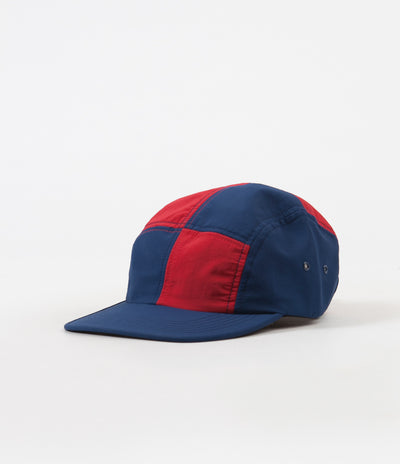 Butter Goods Patchwork Camp Cap - Dark Navy / Red