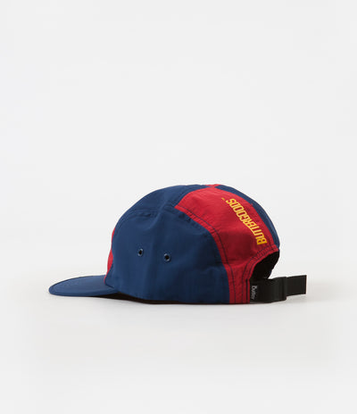 Butter Goods Patchwork Camp Cap - Dark Navy / Red