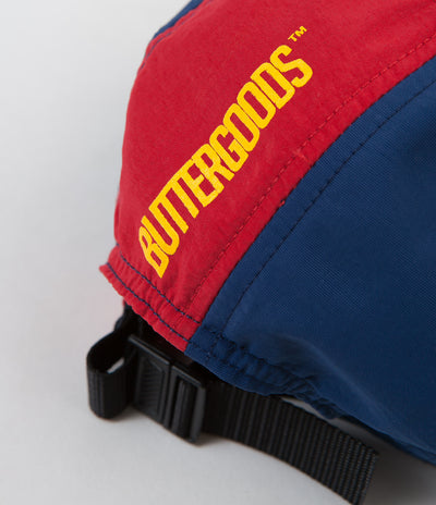 Butter Goods Patchwork Camp Cap - Dark Navy / Red