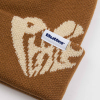 Butter Goods Peace Beanie - Brown thumbnail