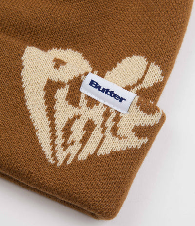 Butter Goods Peace Beanie - Brown