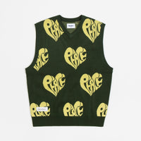 Butter Goods Peace Knit Vest - Forest thumbnail