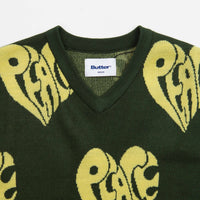 Butter Goods Peace Knit Vest - Forest thumbnail