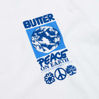 Butter Goods Peace On Earth T-Shirt - White thumbnail