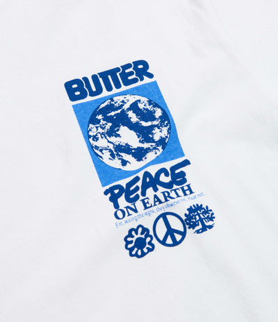 Butter Goods Peace On Earth T-Shirt - White