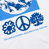 Butter Goods Peace On Earth T-Shirt - White thumbnail