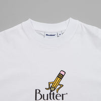 Butter Goods Pencil Logo T-Shirt - White thumbnail