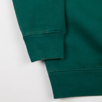 Butter Goods Pigment Dye Crewneck Sweatshirt - Forest Green thumbnail