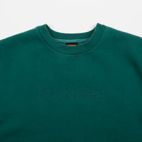 Butter Goods Pigment Dye Crewneck Sweatshirt - Forest Green thumbnail