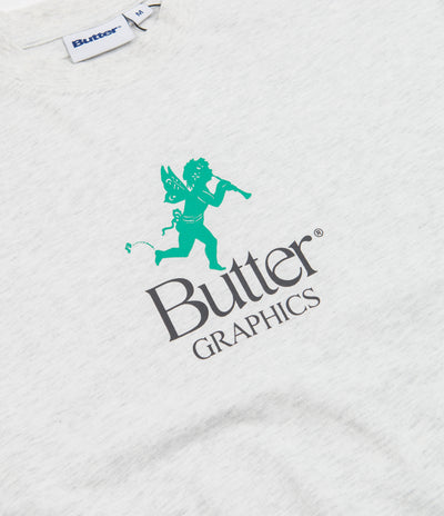 Butter Goods Pixie Logo T-Shirt - Ash Grey