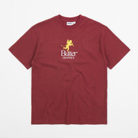 Butter Goods Pixie Logo T-Shirt - Burgundy thumbnail