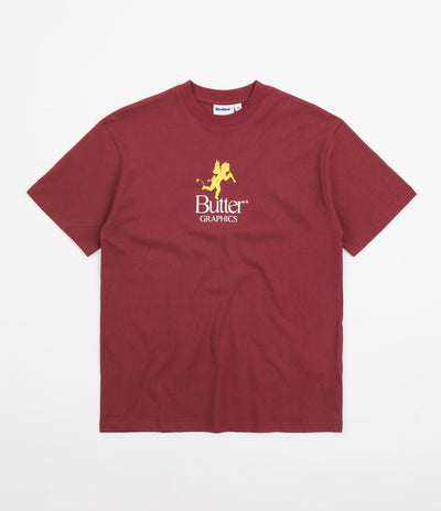 Butter Goods Pixie Logo T-Shirt - Burgundy