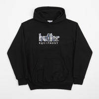 Butter Goods Plaid Applique Hoodie - Black thumbnail