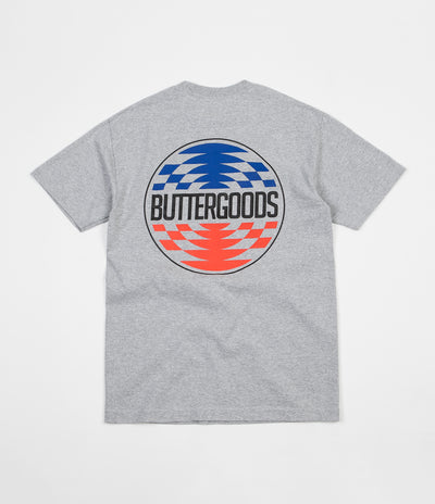 Butter Goods Press Logo T-Shirt - Heather Grey