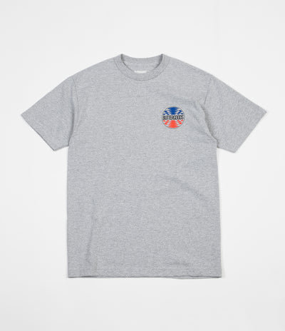 Butter Goods Press Logo T-Shirt - Heather Grey