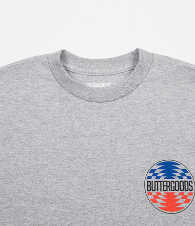 Butter Goods Press Logo T-Shirt - Heather Grey