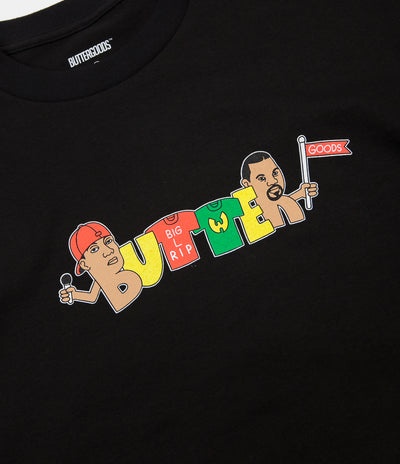 Butter Goods Rap T-Shirt - Black