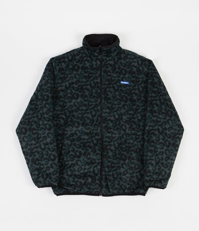 Butter Goods Reversible Puffer Jacket - Black / Leopard