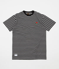 Butter Goods Rose Stripe T-Shirt - Black